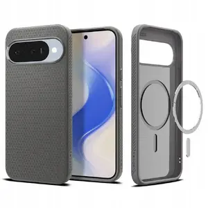 Protective phone case Spigen Liquid Air Mag for Google Pixel 10 Pro — marble grey