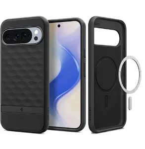 Protective phone case Spigen Parallax Mag for Google Pixel 10 Pro — matte black