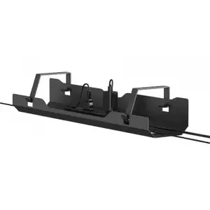 Cable tray Neomounts ADS07-122BL screw-mounted universal black, wall/rack mounting