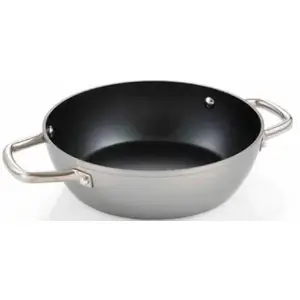 Deep pan tescoma GRANDCHEF+ 24 cm — cast‑aluminium, non‑stick, induction, two stainless steel handles, oven‑safe to 230°C