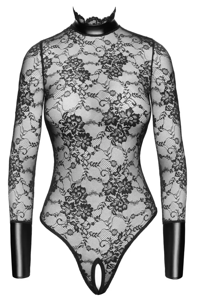 Noir боди 26449751051 XL — стрингообразное кружевное боди Photo 5