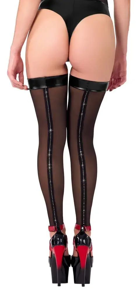 Thigh-highs Noir 25407971051 XL Photo 3