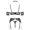Abierta Fina Top Suspender Set L 22515071041 open fine Photo 11
