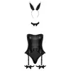 Bunny Body cottelli collection размер S — комплект боди с подтяжками Photo 6