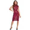 Кружевное платье cottelli collection 27189793051 Красное XL Photo 3