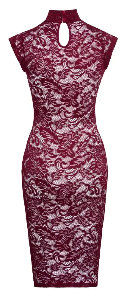 Кружевное платье cottelli collection 27189793051 Красное XL Photo 6