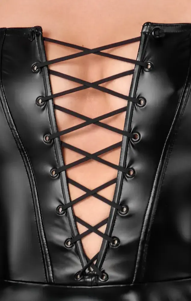 Noir Dress Lacing M mini kleita Photo 4
