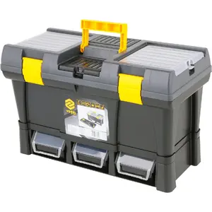 Tool box Vorel 78814 20" with modules and 3 storage boxes, 52.5×25.6×32.5 cm, load capacity 25+3 kg