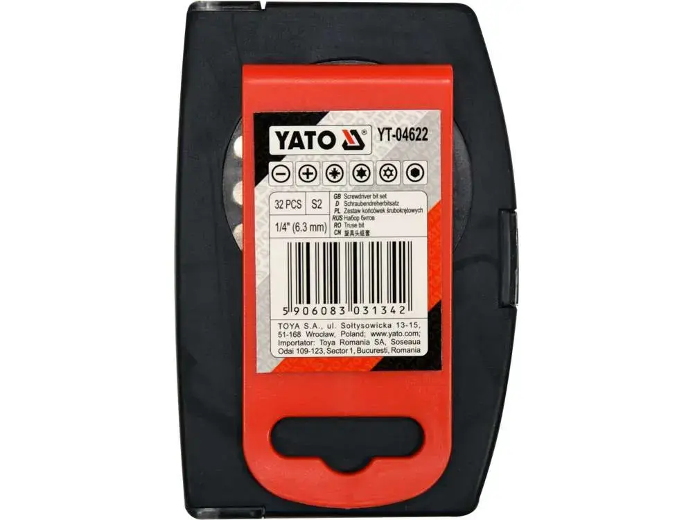 Bitu komplekts YATO YT-04622 — 32 gab. Photo 2