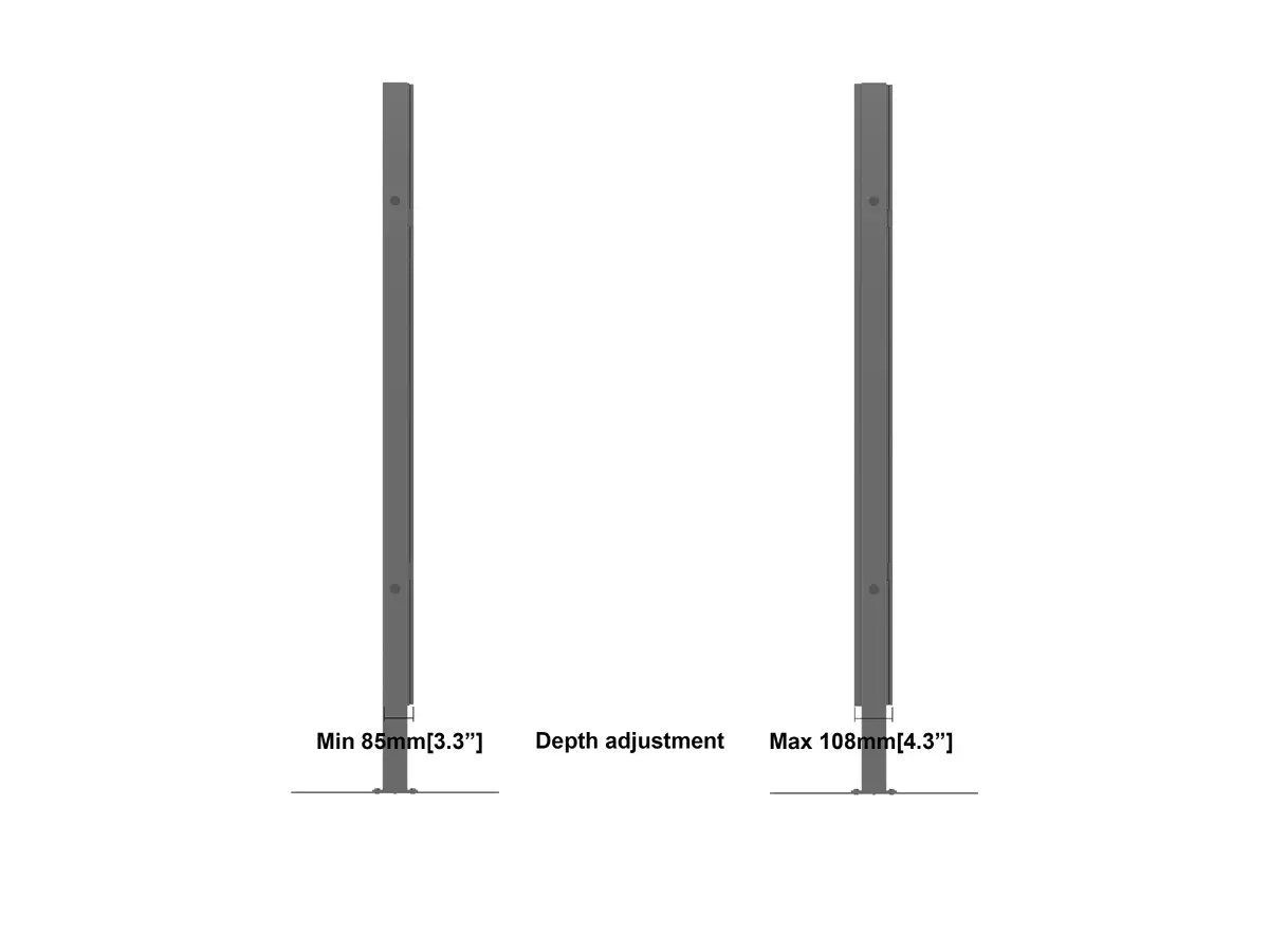 Multibrackets M Pro Series Enclosure 75¨ Totem Floorbase Indoor Photo 7