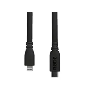 USB-C to Lightning cable rode SC19 — black, USB-C to Lightning data and charging cable