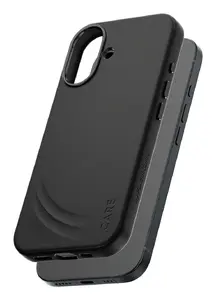 PanzerGlass CARE by Flow vāciņš Black ar MagSafe Apple iPhone 17 silikona aizsargvāciņš