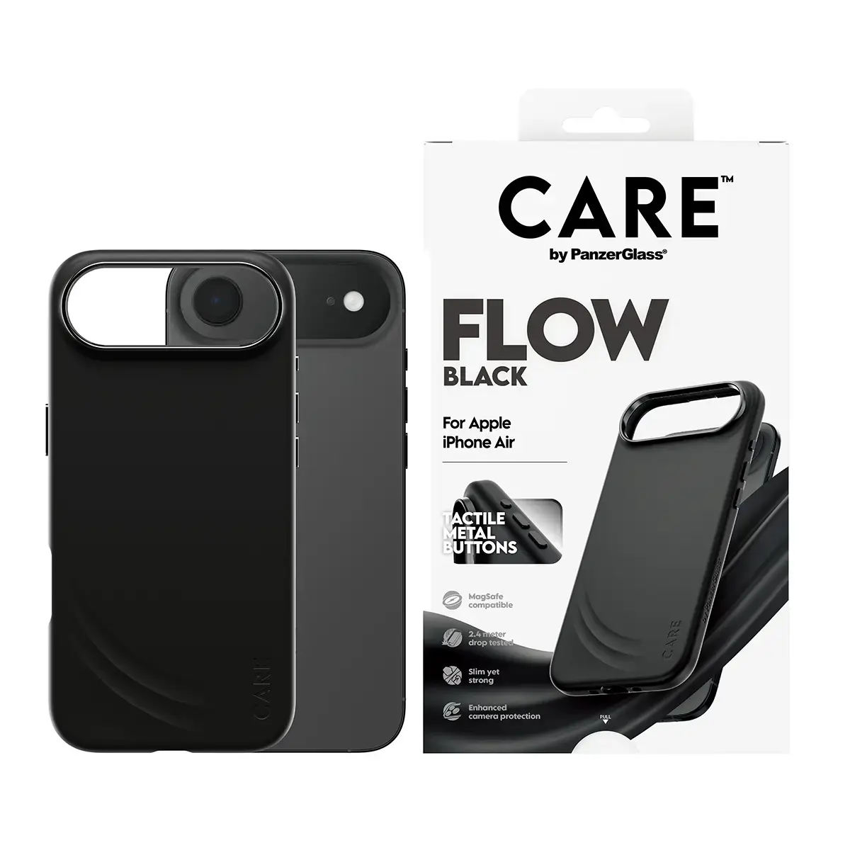 PanzerGlass CARE™ Flow Case чёрный для iPhone Air Photo 2