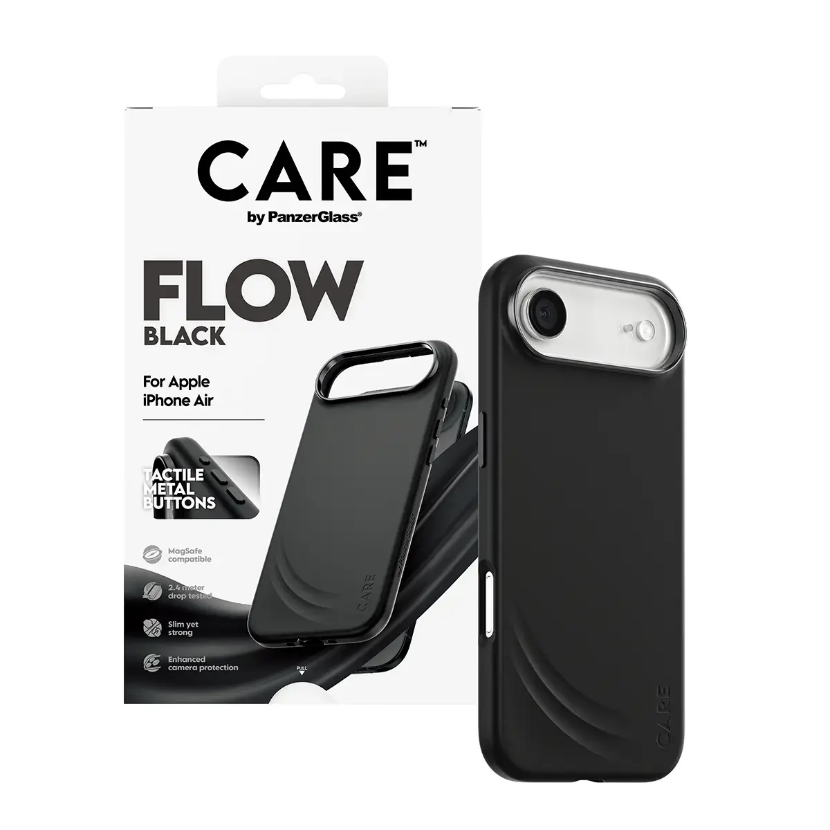 PanzerGlass CARE™ Flow Case чёрный для iPhone Air Photo 5