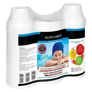 Acrylmed Water Care Kit with Calcid pH Minus, Extra Chlor, and Aqua Biocyd G-1