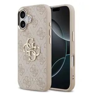 Case Guess 4G Big 4G Classic Logo iPhone 17 pink gold