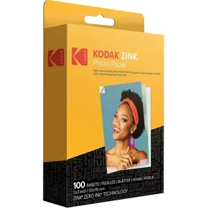 Фотобумага Kodak 2x3" ZINK RODZ2X3100 — 100 листов, бесчернильная моментальная фотобумага