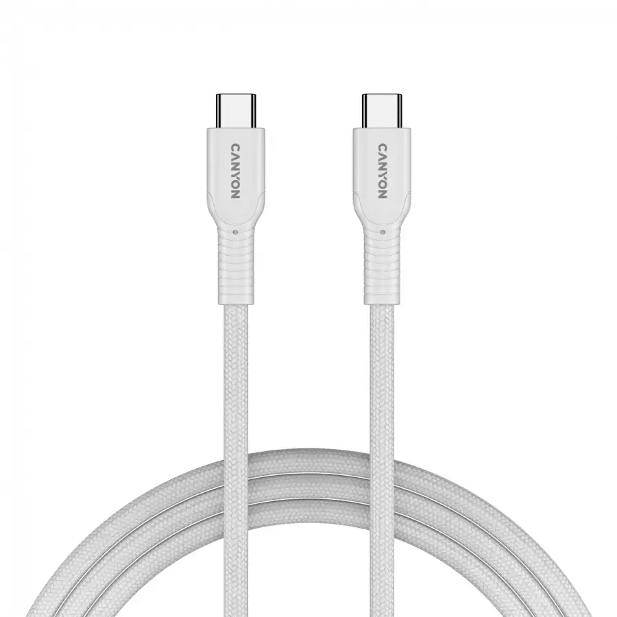 USB-C uz USB-C kabelis CANYON OnWire 60W 1 m Photo 4