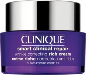 Sejas krēms Clinique Smart Clinical Repair Rich Cream 50 ml — atjaunojošs mitrinošs pretgrumbu