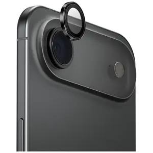 Camera Lens Protector Uniq Optix Aluminum for phone camera, black