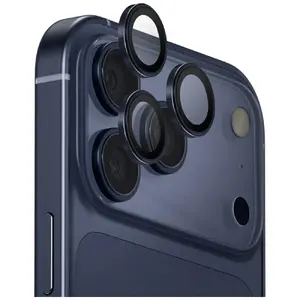 Camera Lens Protector Uniq for iPhone 17 Pro Max — Aluminum frame, Navy