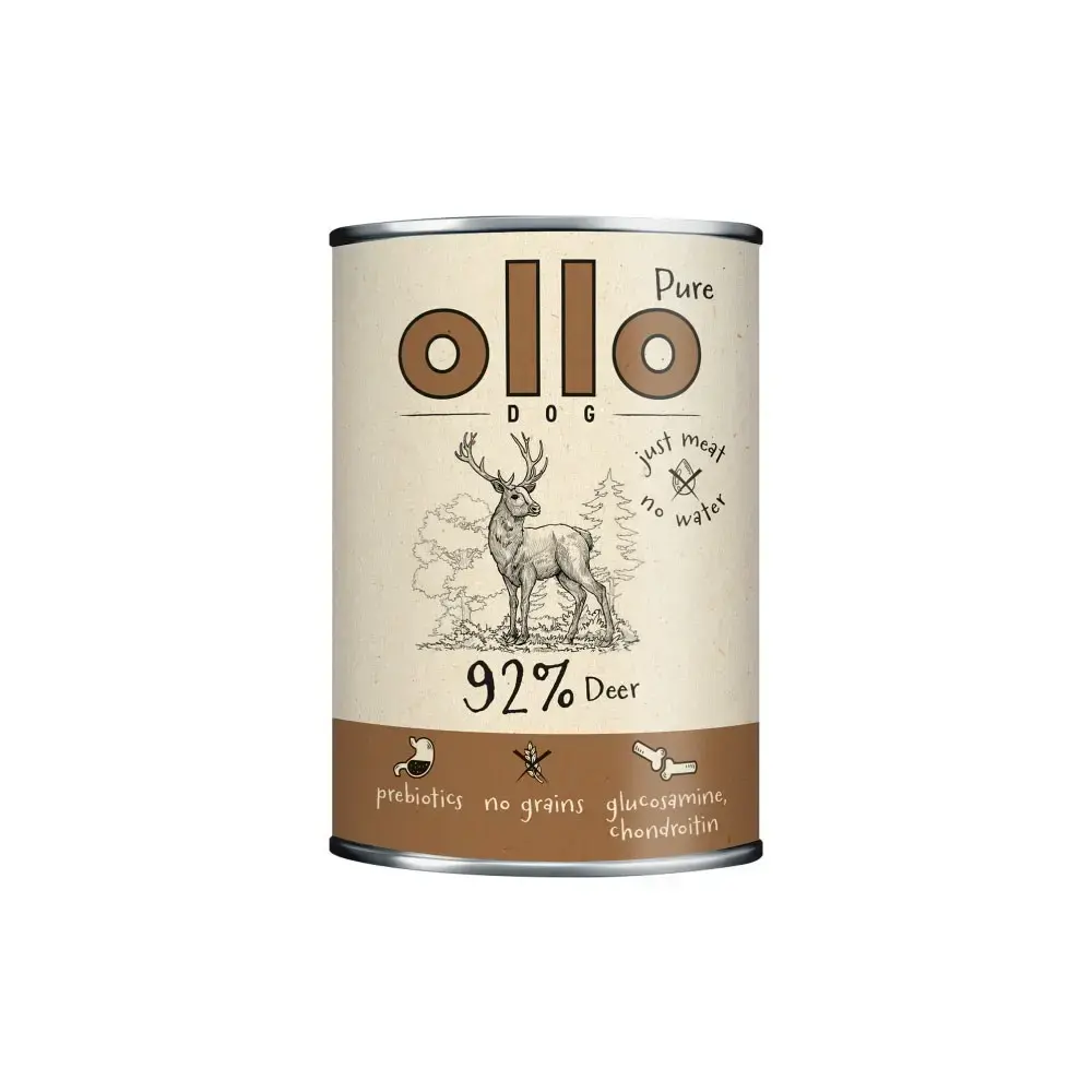 OLLO Pure Deer Mitrā suņu barība