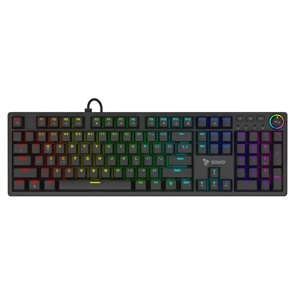 SAVIO STYX Outemu Red механическая игровая клавиатура Photo 2