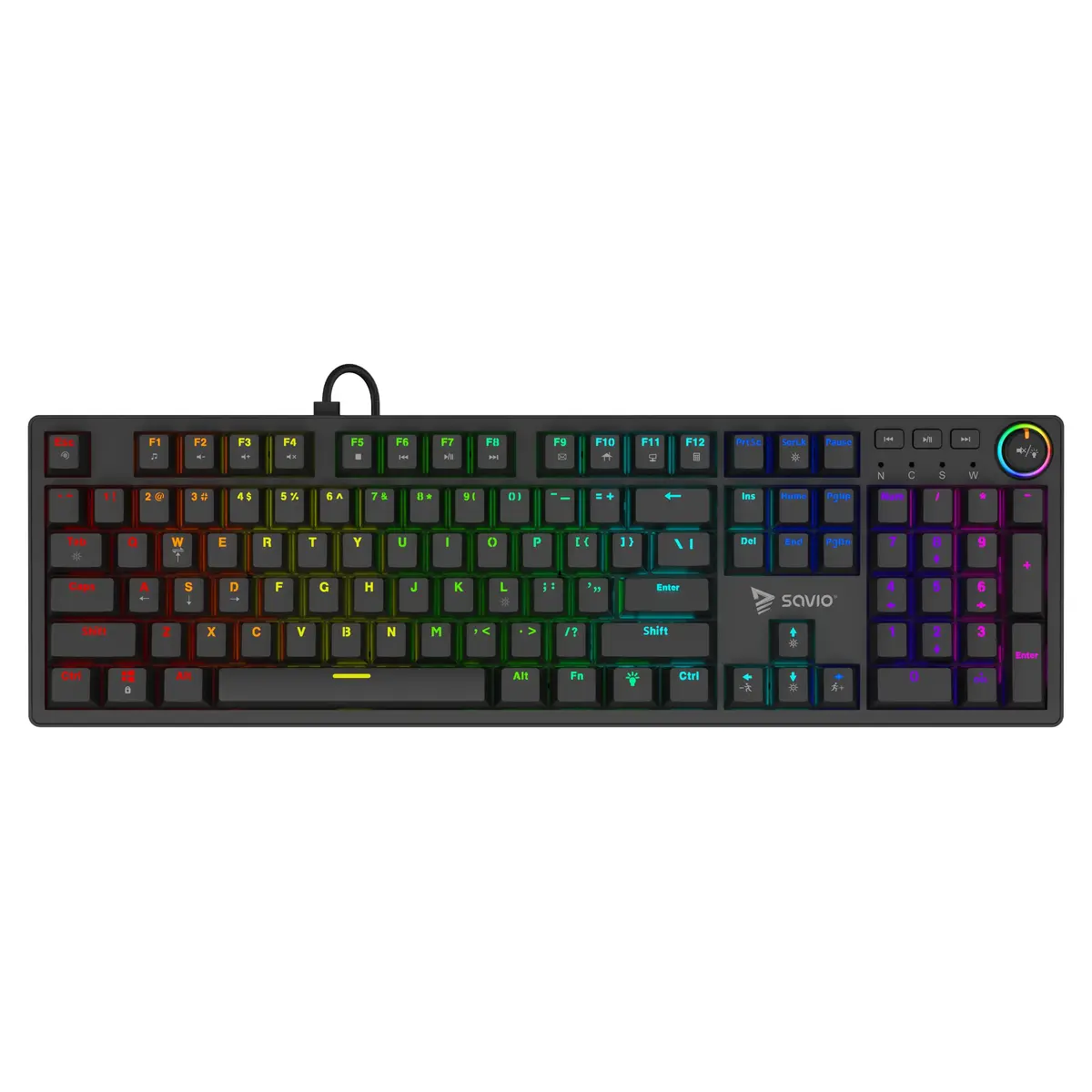 SAVIO STYX Outemu Blue Hot-Swap RGB механическая клавиатура Photo 2