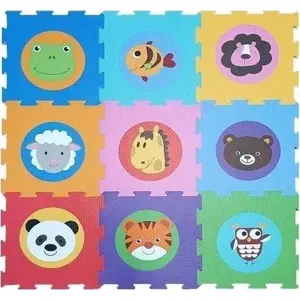 Коврик для игр Smily Play SP84004 с животными — мягкая пенная поверхность, амортизация для игровой зоны
