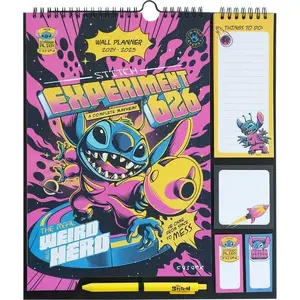 Wall calendar DISNEY Stitch CPF2402 2024–2025, monthly pages, portrait format