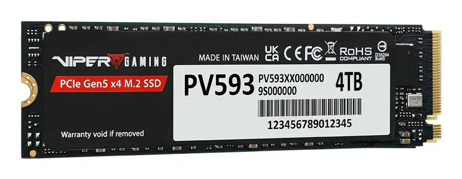 SSD Patriot Viper PV593 4ТБ M.2 PCIe 5.0 Photo 3