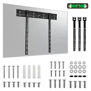 Wall TV mount MACLEAN MC-123 extra slim, VESA 400x400 mm, for flat-panel TVs up to 80 kg