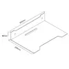 Wall shelf MACLEAN MC-122 for decoder, max 5 kg Photo 4
