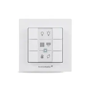 Wall Remote Control Homematic IP HmIP-WRC6 — 6-button wall-mounted wireless controller