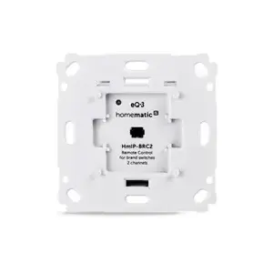 Wall-mounted Homematic IP Remote Control Actuator HmIP-BRC2 — flush mounting, 2 channels