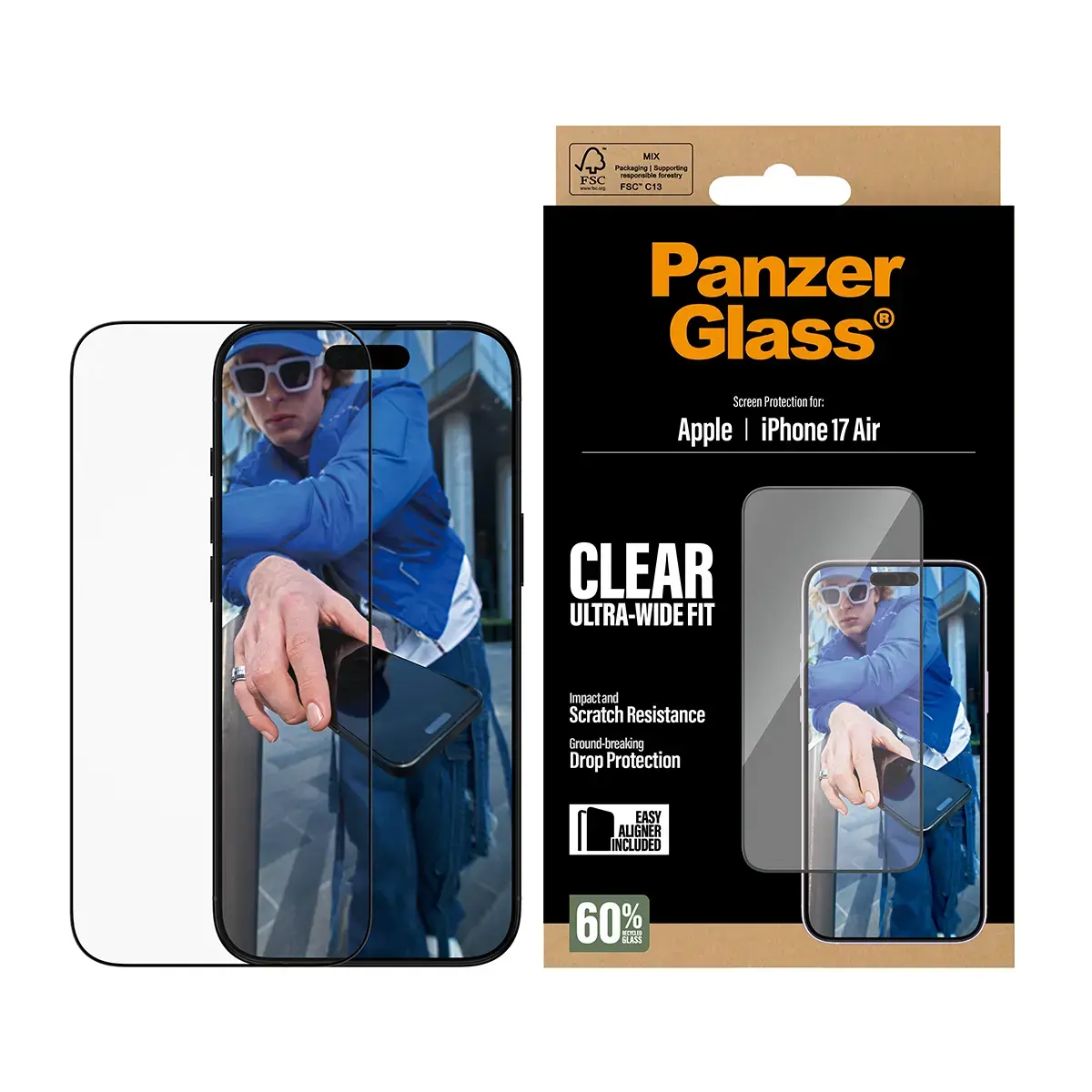 Защитное стекло PanzerGlass iPhone 17 Air Photo 2