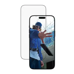 PanzerGlass ekrāna aizsargstikls Ultra-Wide Fit priekš Apple iPhone 17 Pro Max ar EasyAligner