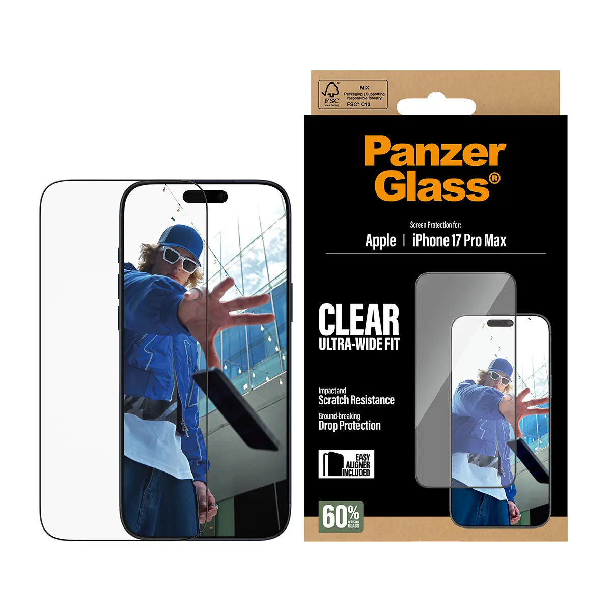 PanzerGlass ekrāna aizsargstikls iPhone 17 Pro Max Photo 2