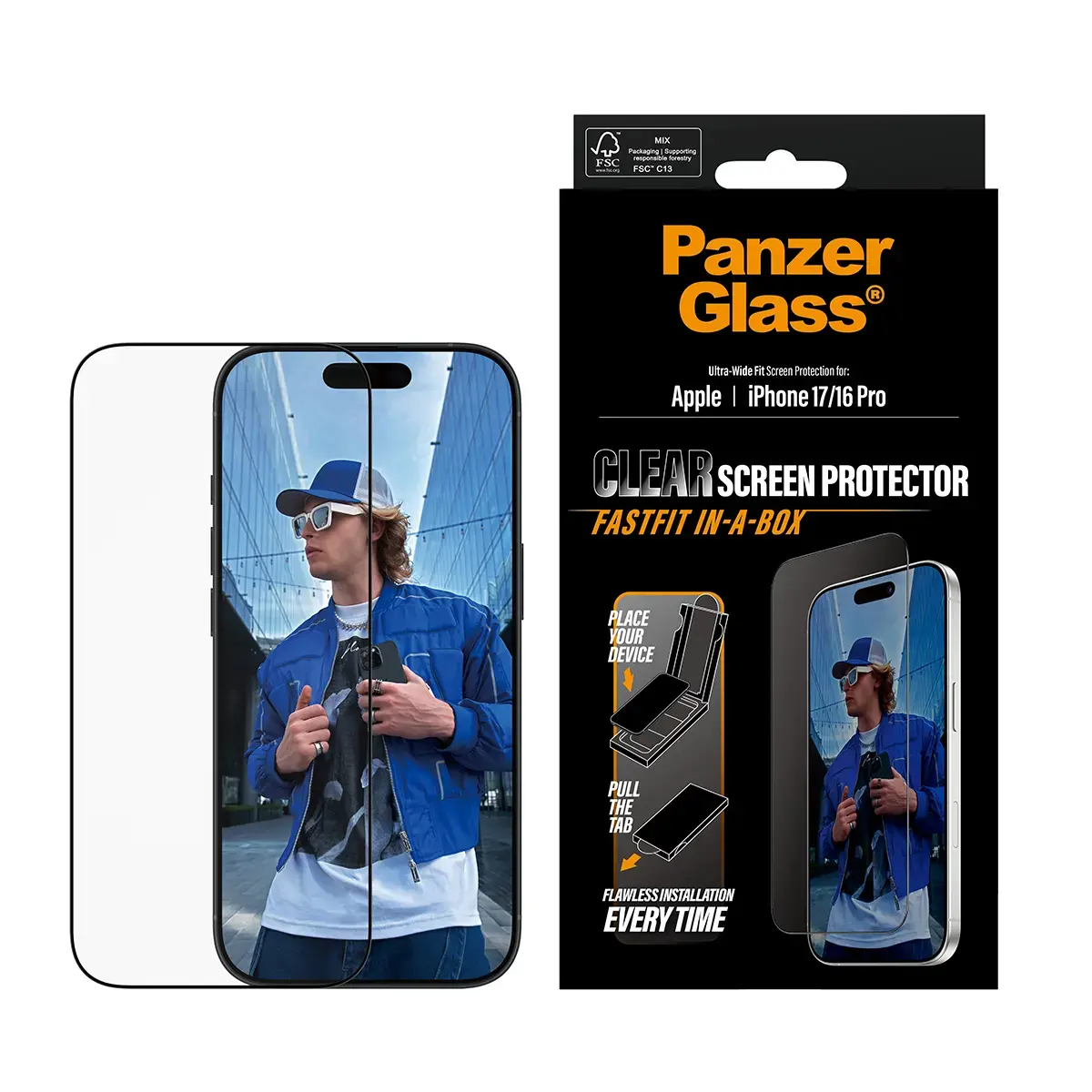 Защитное стекло PanzerGlass iPhone 17 iPhone 16 Pro Photo 2