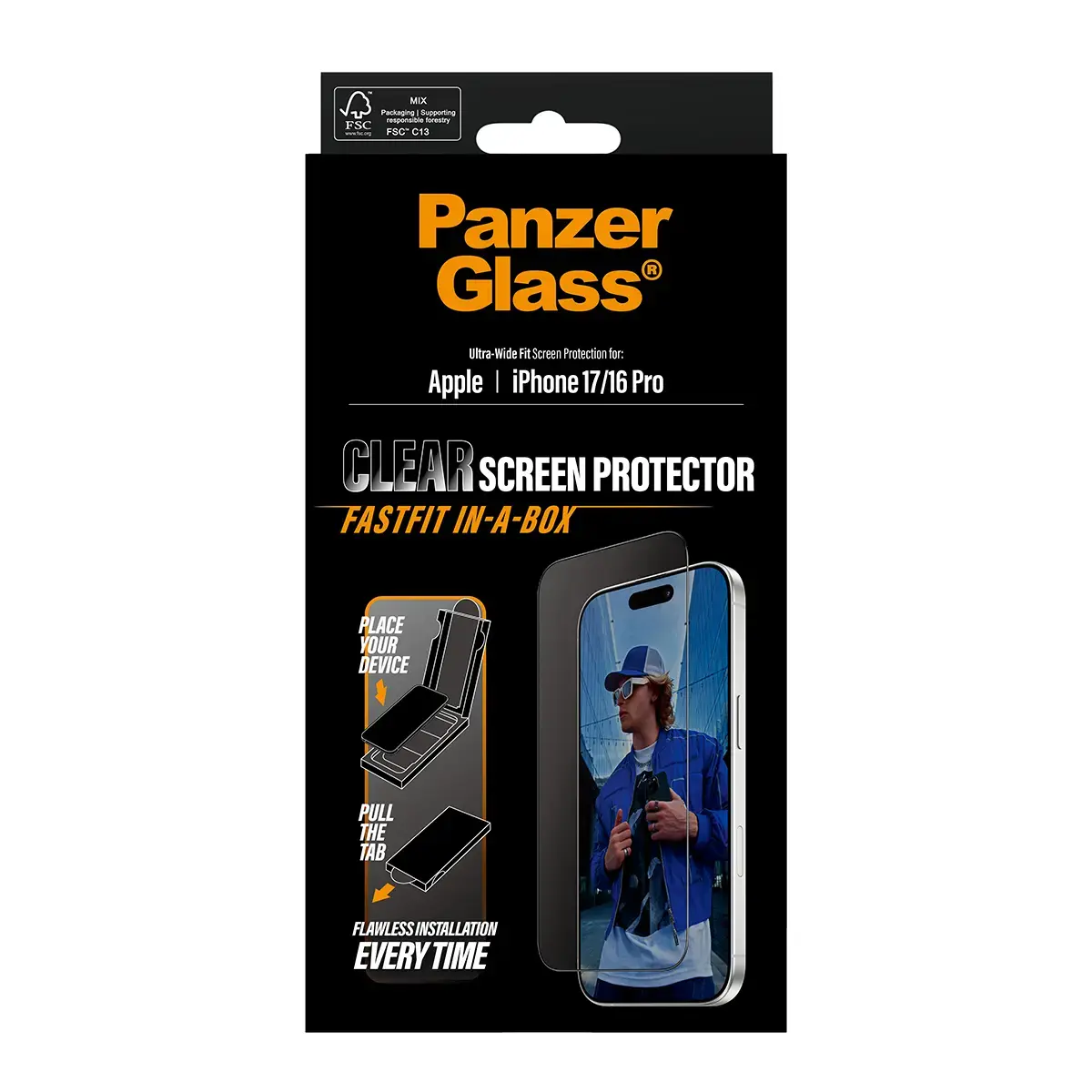 Защитное стекло PanzerGlass iPhone 17 iPhone 16 Pro Photo 3