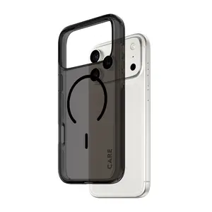 Чехол PanzerGlass CARE Smokey с MagSafe для Apple iPhone 17 Pro Max Черный Термопластичный полиуретан