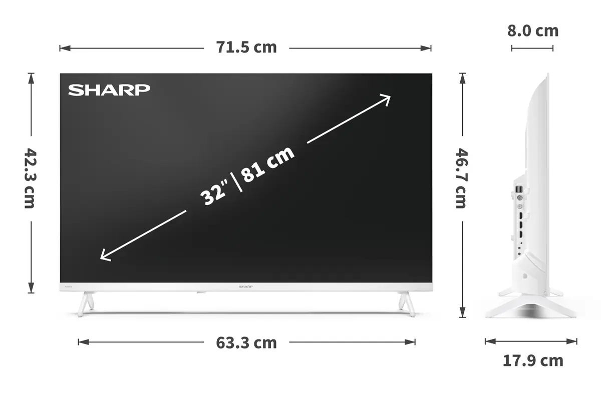 Sharp 32HF2265EW 32" Smart TV Photo 8