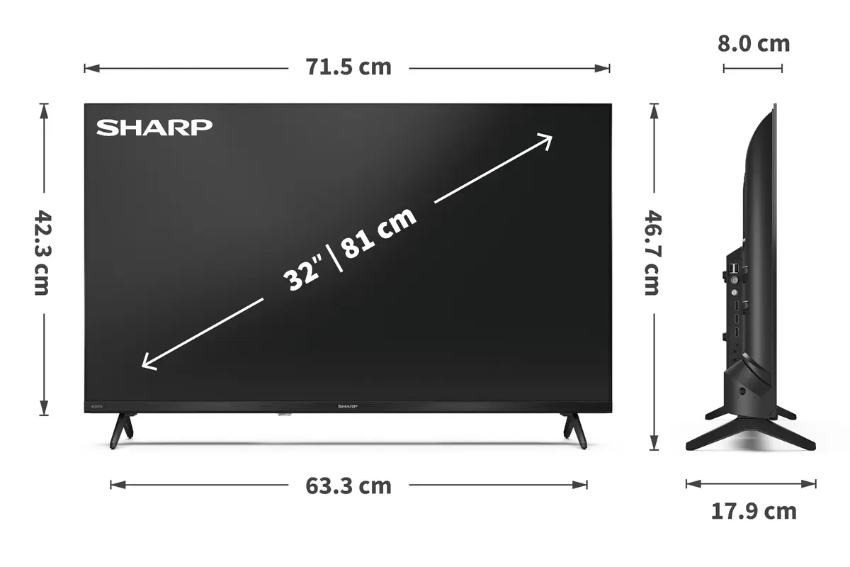 Sharp 32HF3265E 32" Smart TV Photo 8