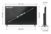Sharp 43HP5265E 43 collu 4K QLED viedtelevizors Photo 9