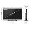 Sharp 43HP6265E 43" Smart TV Google TV UHD Photo 8