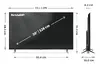 Sharp 50HP5265E 50" 4K QLED Smart TV Photo 8