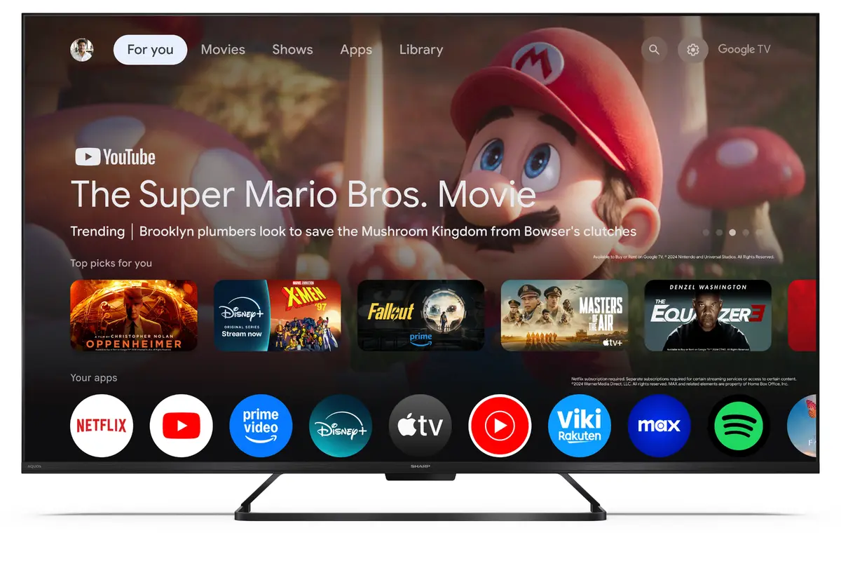 Телевизор Sharp 50HR7265E 50 дюймов 4K Ultra HD QLED Smart TV Photo 3