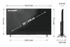 Sharp 55HL4265E 55" 4K Ultra HD Smart TV televizors Photo 8