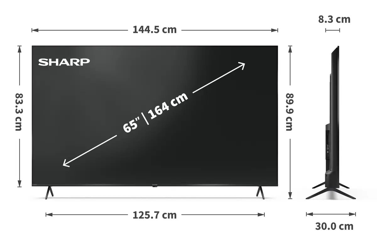 Sharp 65HP5265E 65" 4K QLED Smart TV Photo 8