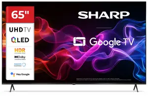 Sharp 65HP5265E 65-inch QLED Smart TV 4K Ultra HD Black Wi-Fi Ethernet DVB-T2/S2/C Active Motion1000 Flat